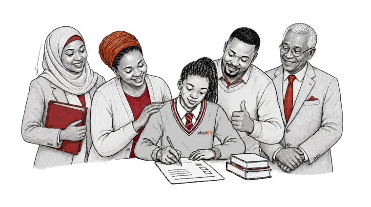 School community supporting a learner with adaptED